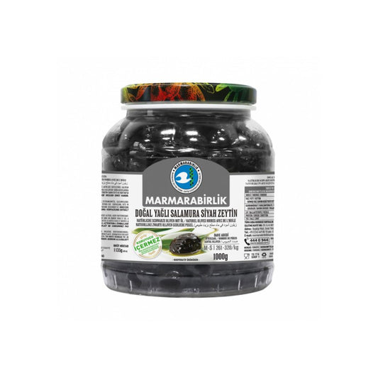 Marmara Birlik Black Olives - 1L