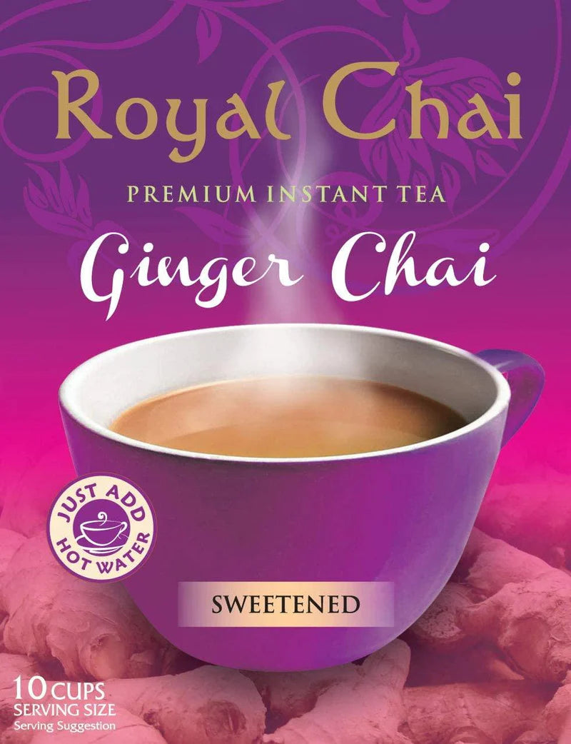 Royal Chai - Premium Instant Tea - Ginger (sweetened) 220g