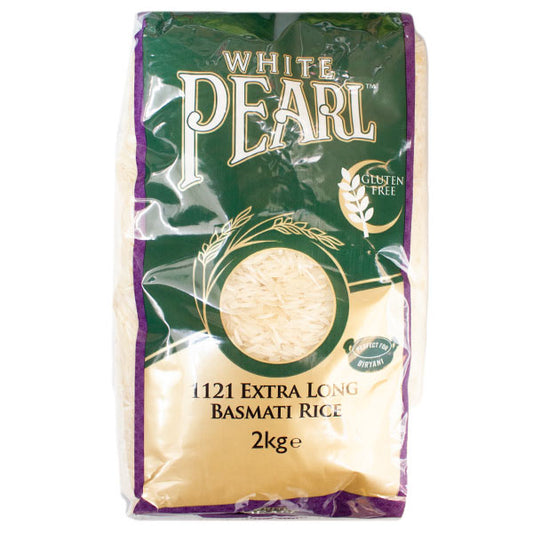 White Pearl 1121 Extra Long Basmati Rice - 2kg