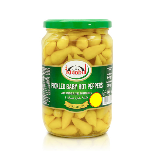 Istanbul Pickled Baby Hot Peppers - 640g